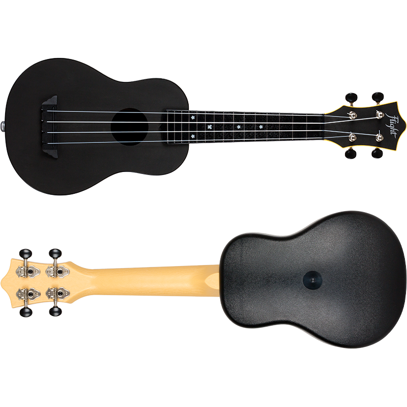 Ukulélé Soprano TUS35E Travel Electro Flight Black