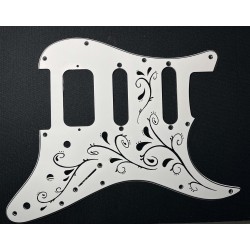 Pickguard Strat HSS Blanc 3...