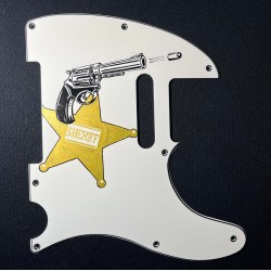 Pickguard Telecaster Blanc...