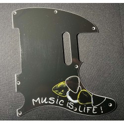 Pickguard Telecaster Noir 3...